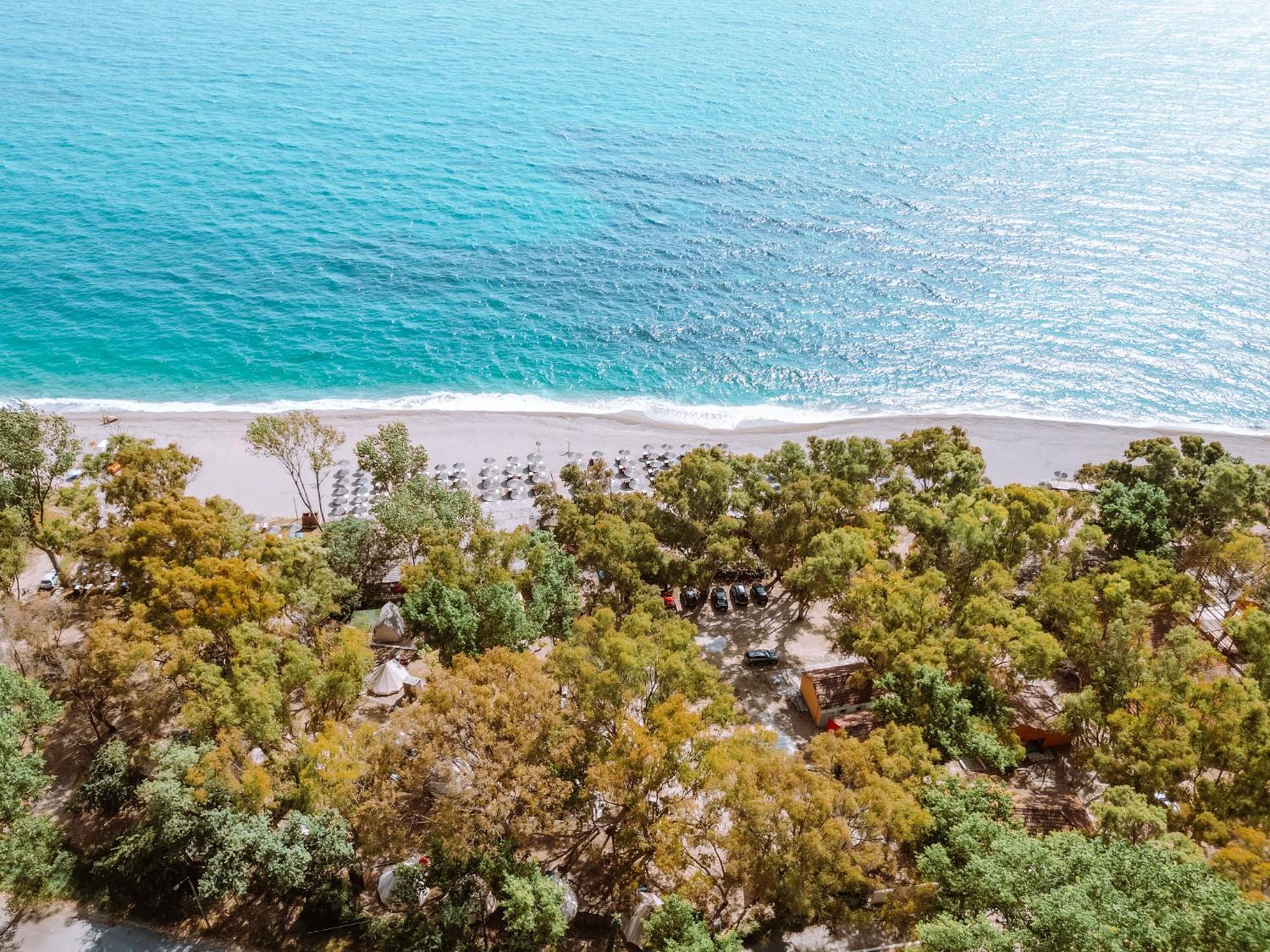 Burano Camping Beach-Bar Nea Thesi Bagian luar foto